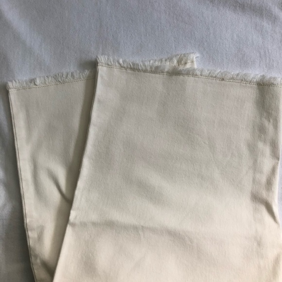 LOFT high rise slim wide leg cropped size 10 - Picture 3 of 4